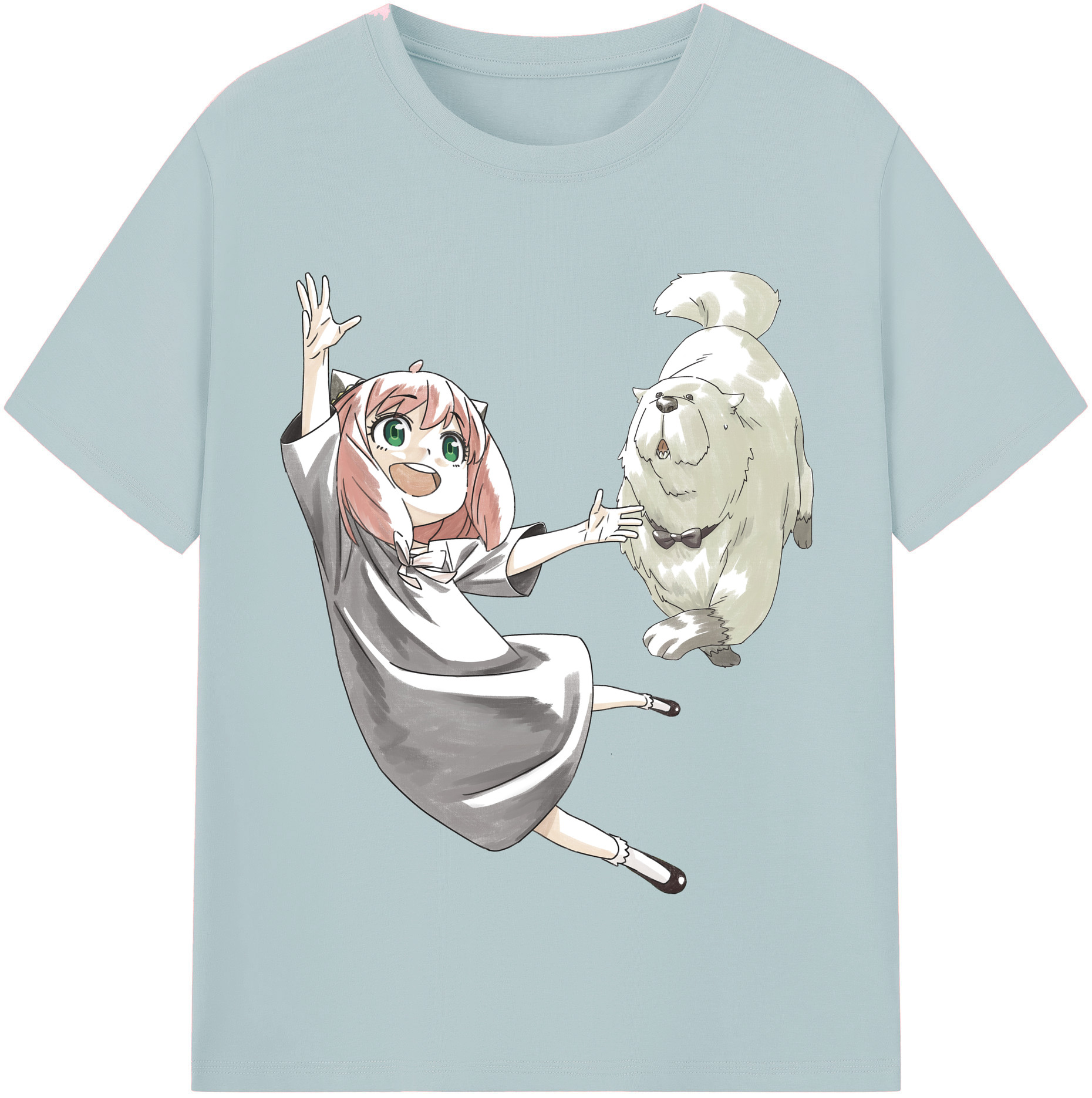 （画像用） SPY×FAMILY间谍家家酒 綿100％半袖Tシャツ（フロントプリント）